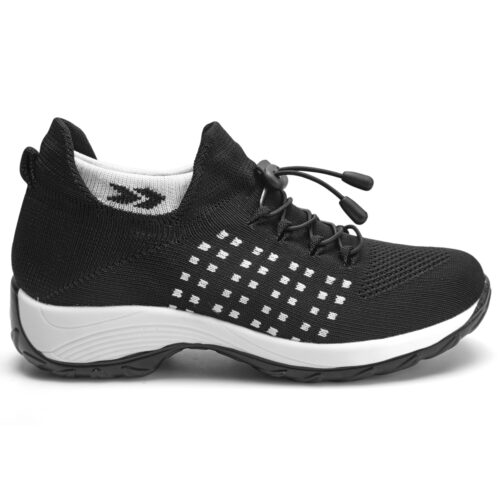 Tenis Para Mujer Zapatos Ortopedicos Mujer Plataforma Negros